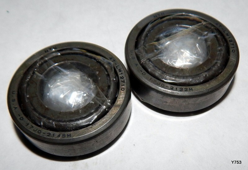 2 PCS NTN 4T-LM12710 Bearing Race Sets