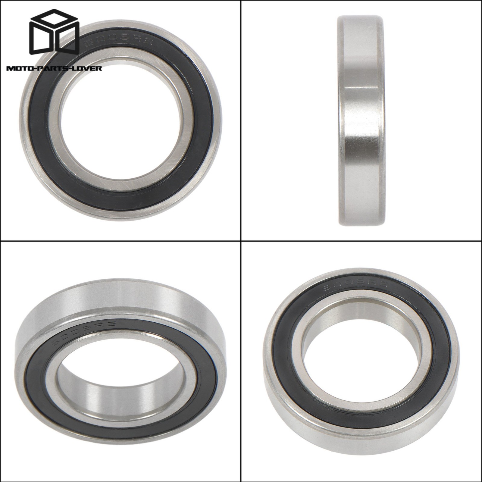 40x68x15mm 6008-2RS Bearings 10pcs Double Rubber Sealed