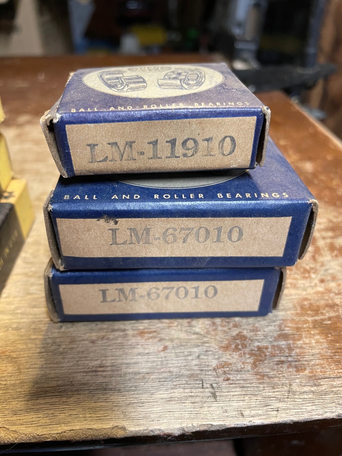 Lot of 9 Ball Bearings L&S ABC, Bower – New Old Stock Industrial Bearing