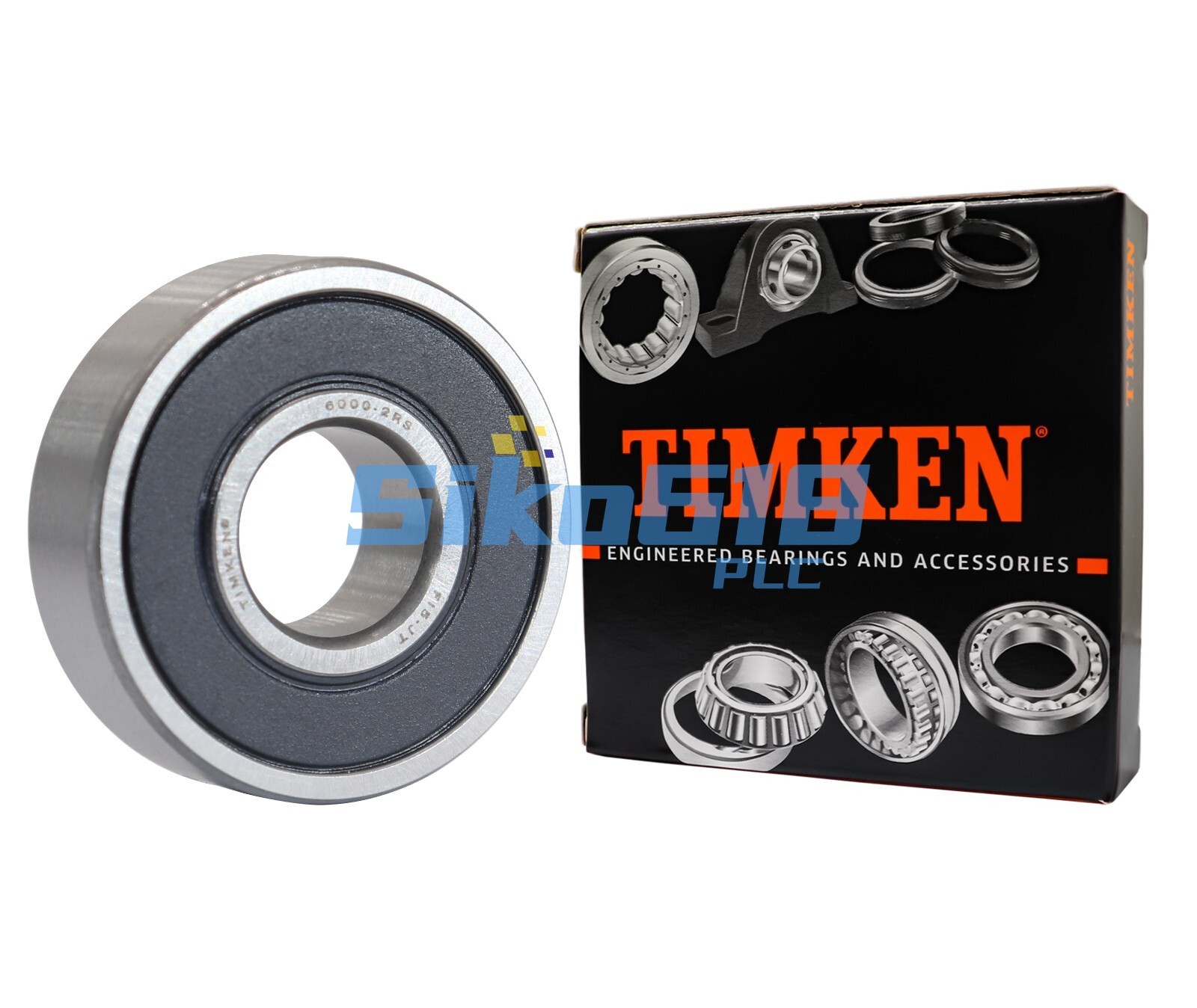 4PACK TIMKEN 6000-2RS 10X26X8MM Double Rubber Seal Bearings 6000RS