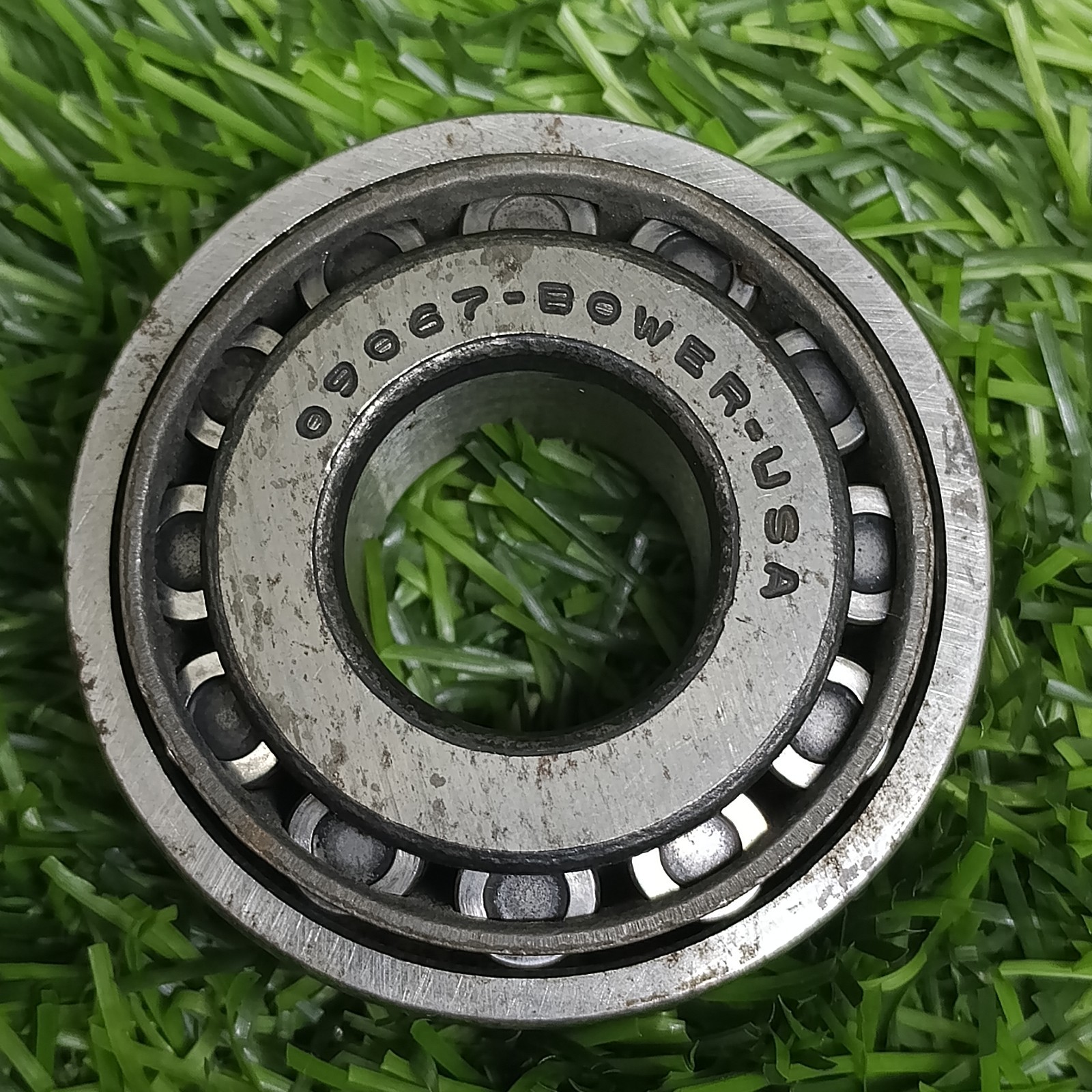 Vintage Bower 09067 09195 Tapered Roller Bearing USA Wheel Hub Axle Traile