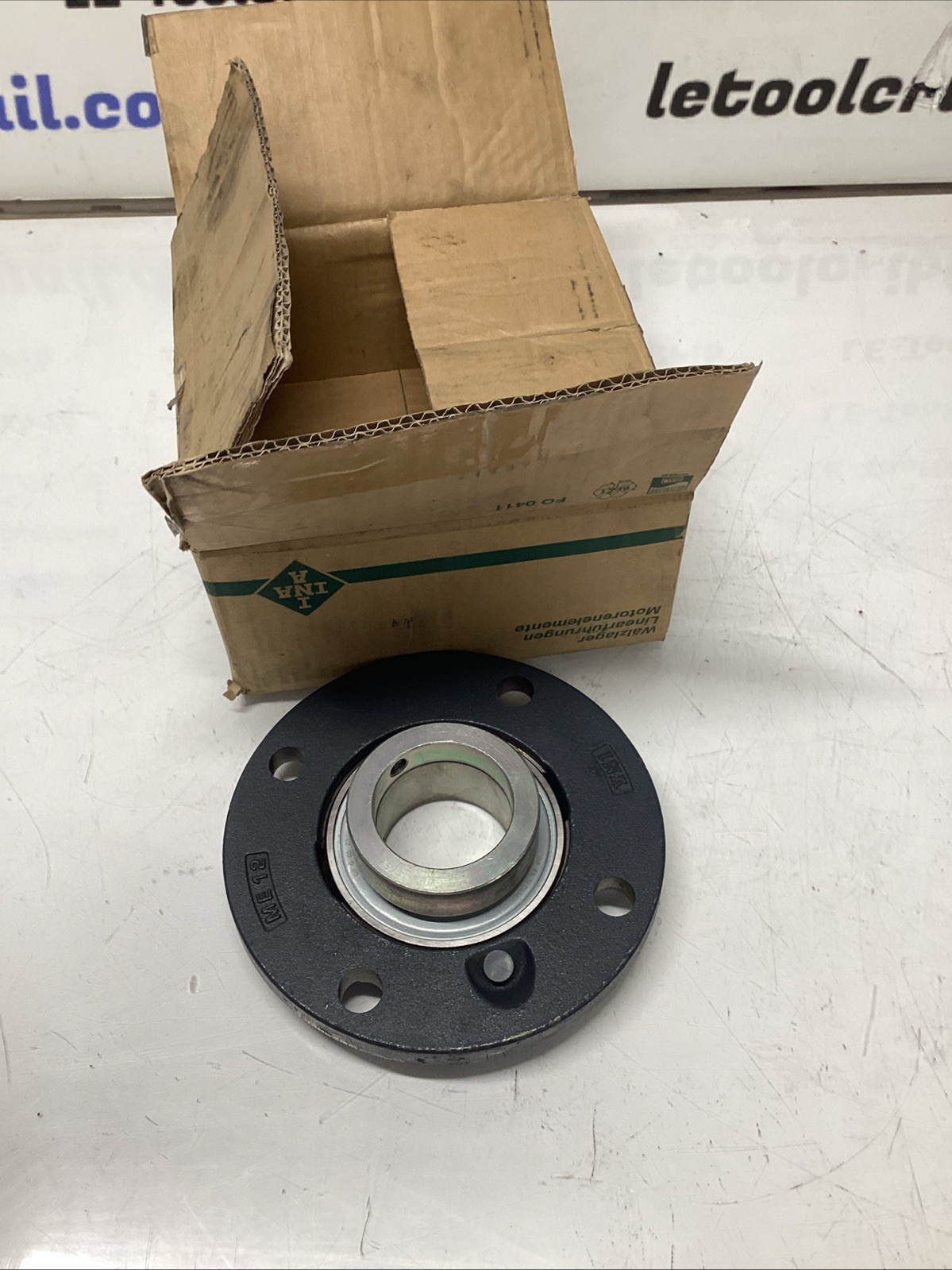INA ME12 Flange Bearing Unit with GRAE60-NPP-B Insert, 60mm Shaft, New O-955S