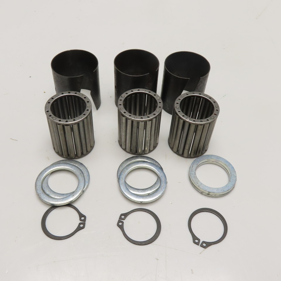 1″ Bore Needle Roller Bearings with Sleeves and Washers Lot Of 3