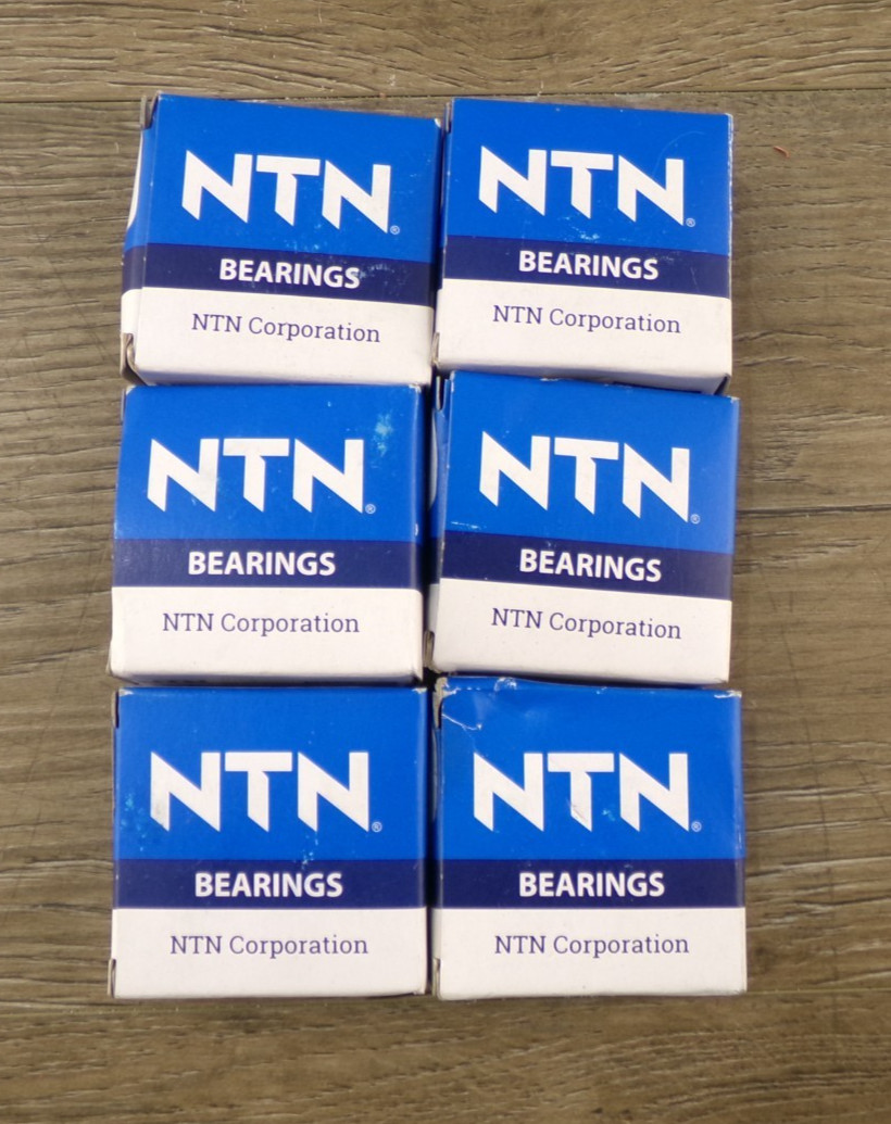 NEW NTN 6201ZZC3/EM Double Shield Deep Groove Radial Ball Bearing (Pack of 6) S7