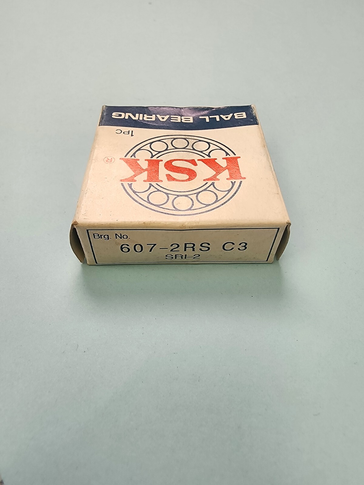 607-2RS C3 SRI-2 Sealed Single Miniature Ball Bearing – 4mm ID x 19mm ID x 6mm
