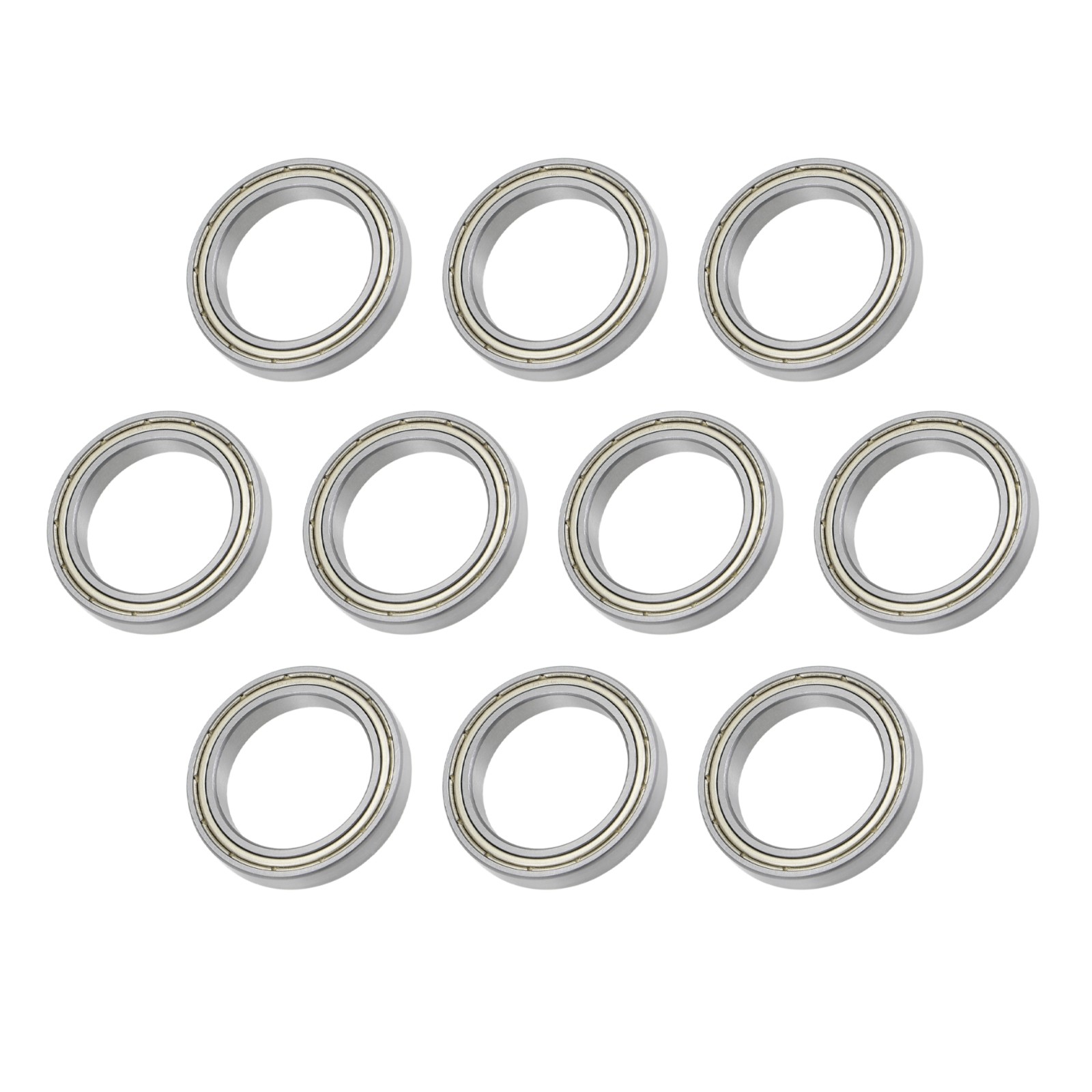 Bearings (6806ZZ, 30mmx42mmx7mm) 10Pcs, Chromium Steel Double Shielded
