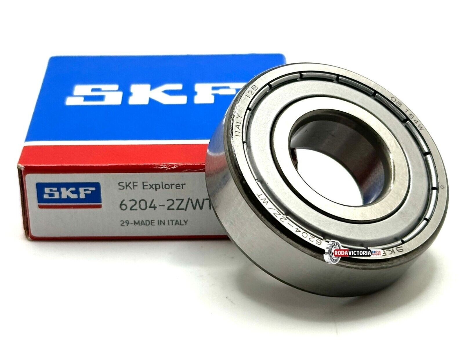 SKF 6204 ZZ WT BALL BEARING, METAL SHIELDED HIGH TEMPERATURE 20x47x14mm