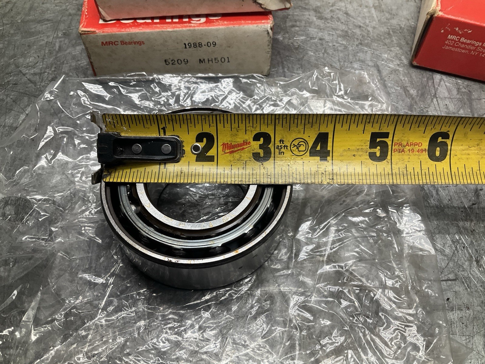 MRC Bearings 5209M-H501 Roller Lot of 3ea