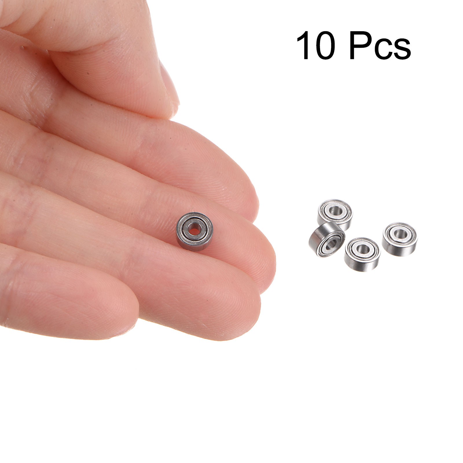 10pcs MR62ZZ Bearings 2x6x2.5mm Chrome Steel Mini Bearing Double Shielded, ABEC3