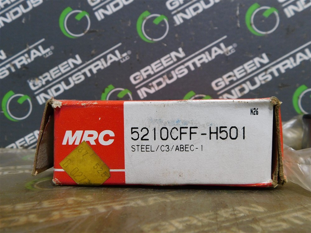 NEW MRC 5210CFF-H501 Double Row Angular Contact Bearing 50mm Bore 90mm OD 30mm W