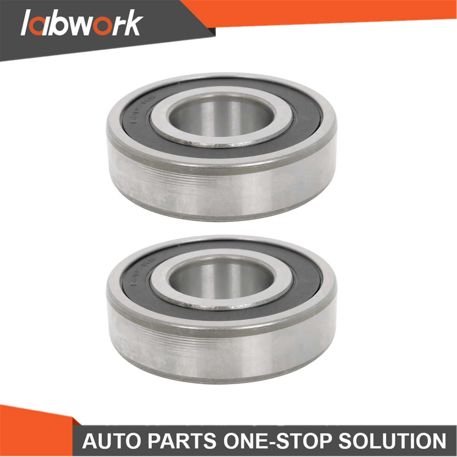 Labwork 6307-2RS Bearings 2 Pack 35x80x21mm Premium Rubber Seal Low Noise