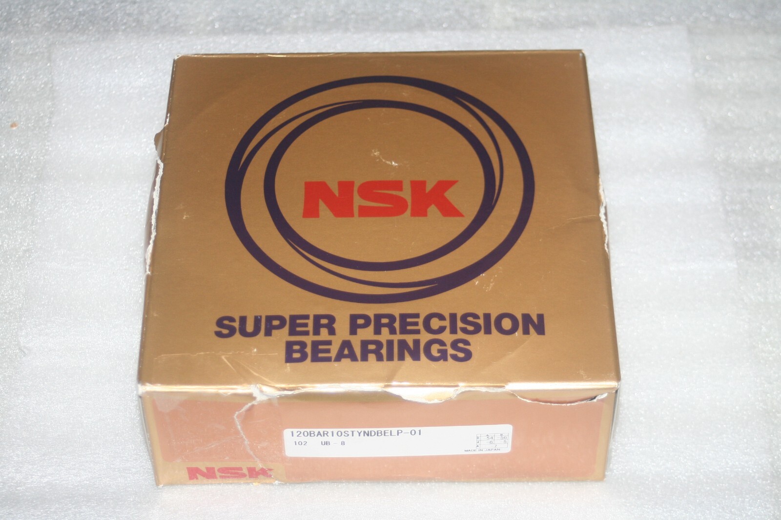 NSK 120BAR10STYNDBELP-01 Super Precision Thrust (BA/BT) Angular Contact Bearings
