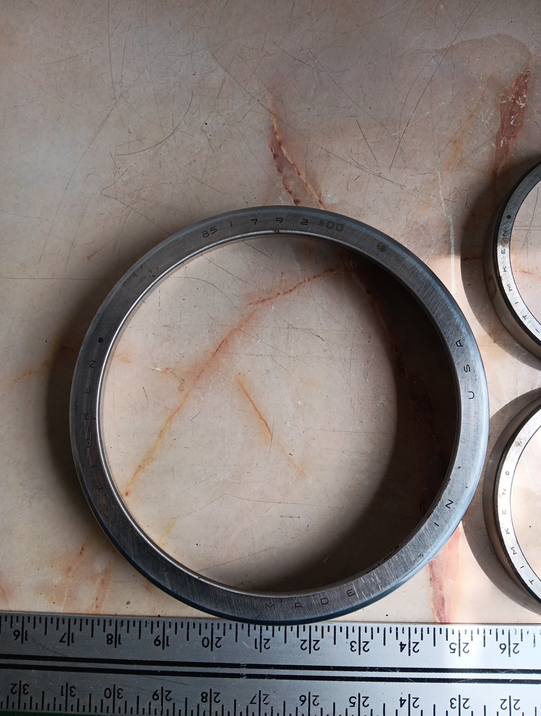TIMKEN ASSORTED ROLLER BEARING CUPS – 27620 792A 28920 792 1922 – LOT OF 6 Races