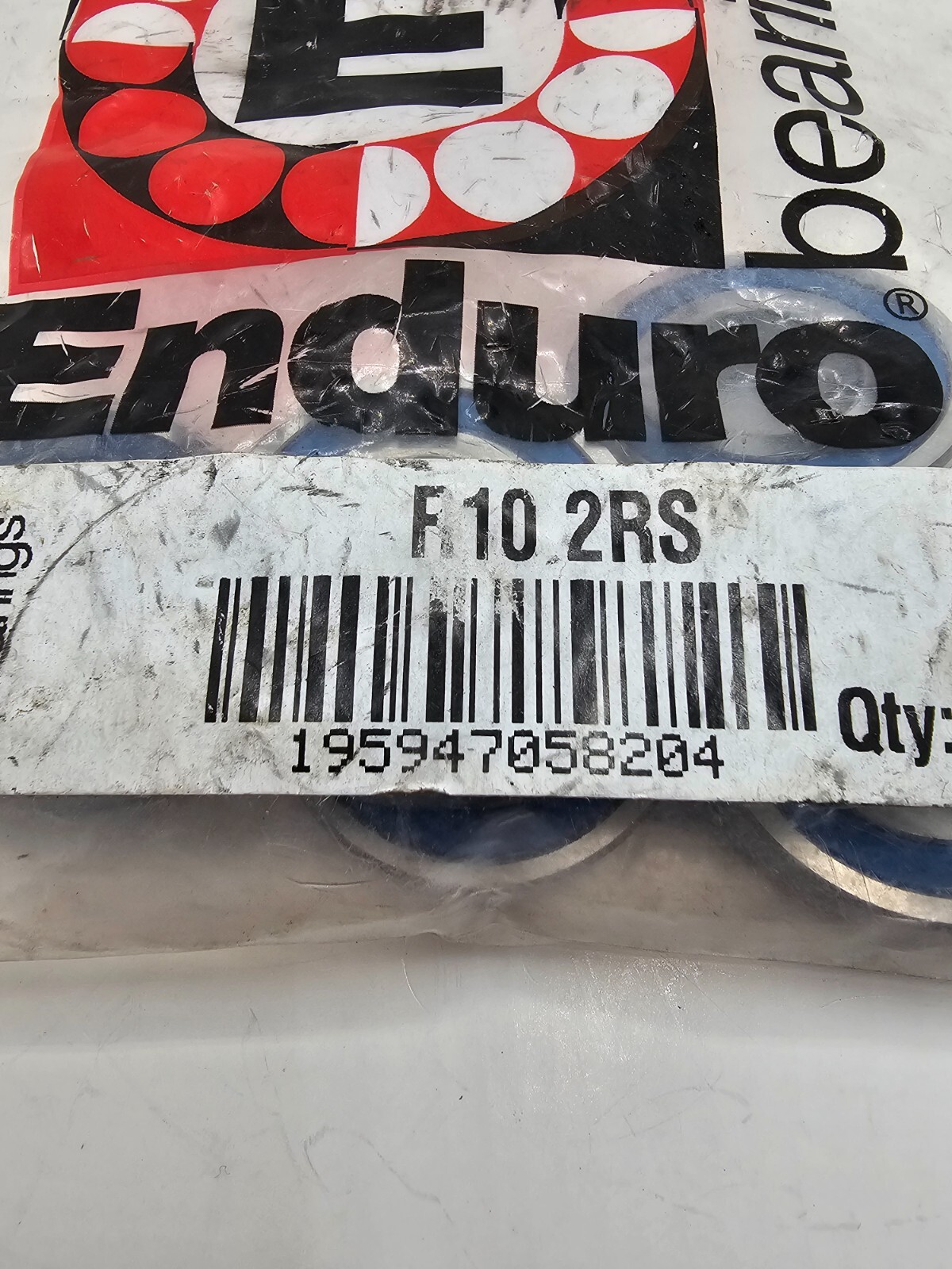 (QTY 5) Enduro Single Row Ball Bearing Blue/Silver R10-2RS