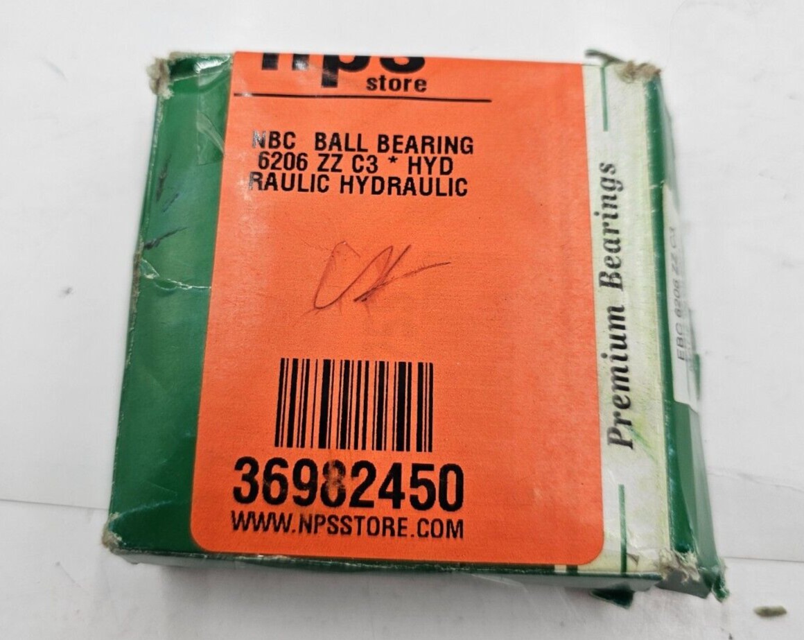 QTY 3 Premium 6206 ZZ C3 Metal Deep Groove Ball Bearing 30 x 62 x 16mm