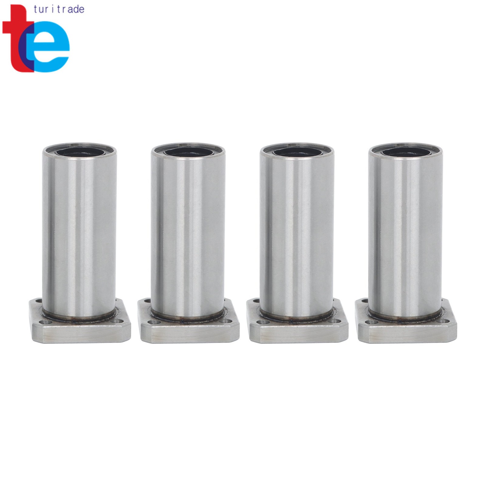 4 Pack Extra Long LMK20LUU Linear Bearings 4pcs 20mm Bore 32mm OD Steel Cage