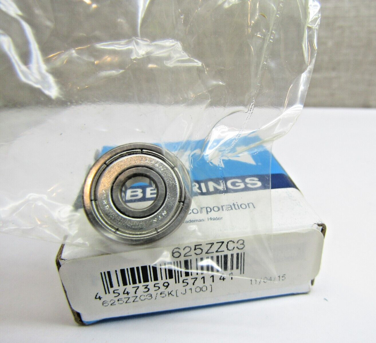 NTN 625-ZZ C3 5mm X 16mm X 5mm Shielded Bearing
