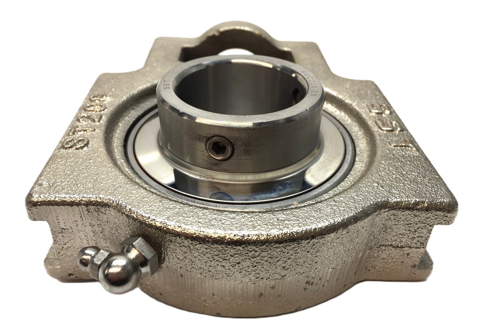 SST Mounted Ball Roller Bearing Housing with Zerk Fitting ST208 (SUC208-25) NOS
