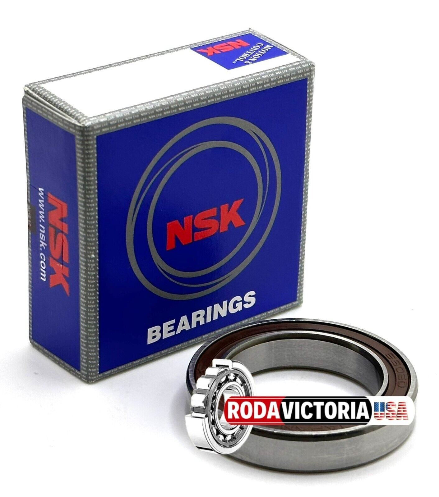 NSK JAPAN 6805 DDU DEEP GROOVE BALL BEARING, RUBBER SEALED 25x37x 7mm 61805-2RS