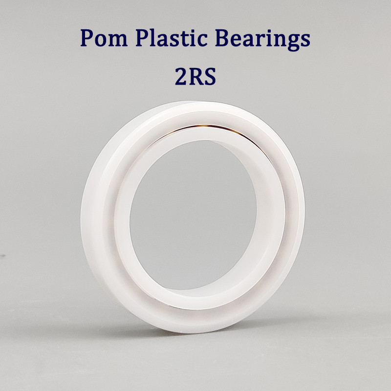 Pom Plastic Bearing 2RS Deep Groove Ball Bearings Roller Bearings I.D:8mm-40mm