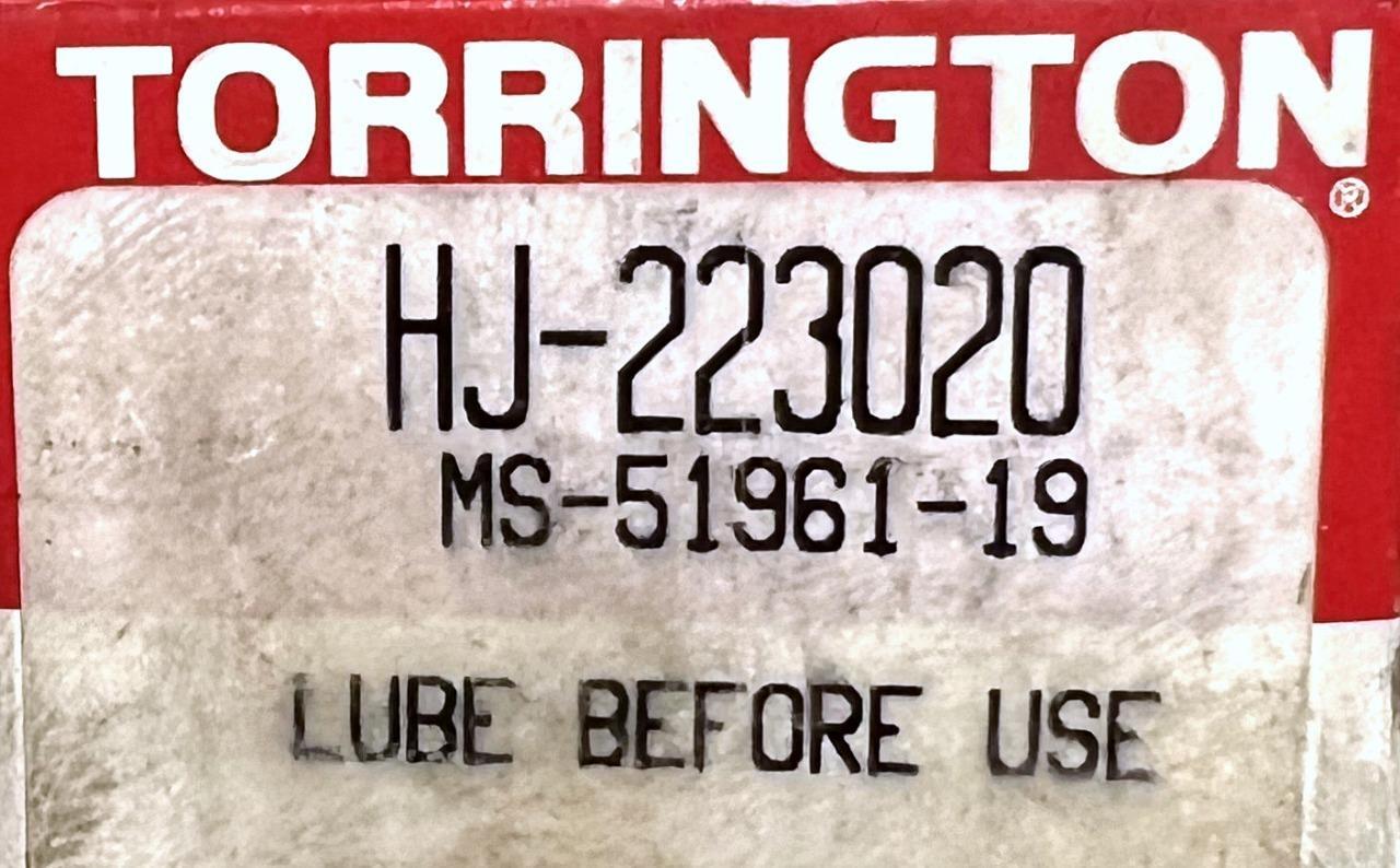 Torrington HJ-223020 Needle Roller Bearing 1.3750″ X 1.8750″ X 1.2500″