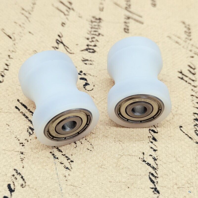 2Pcs U Type Groove Pulley Nylon Roller Bearing 6x29x35mm U Groove Guide Wheel
