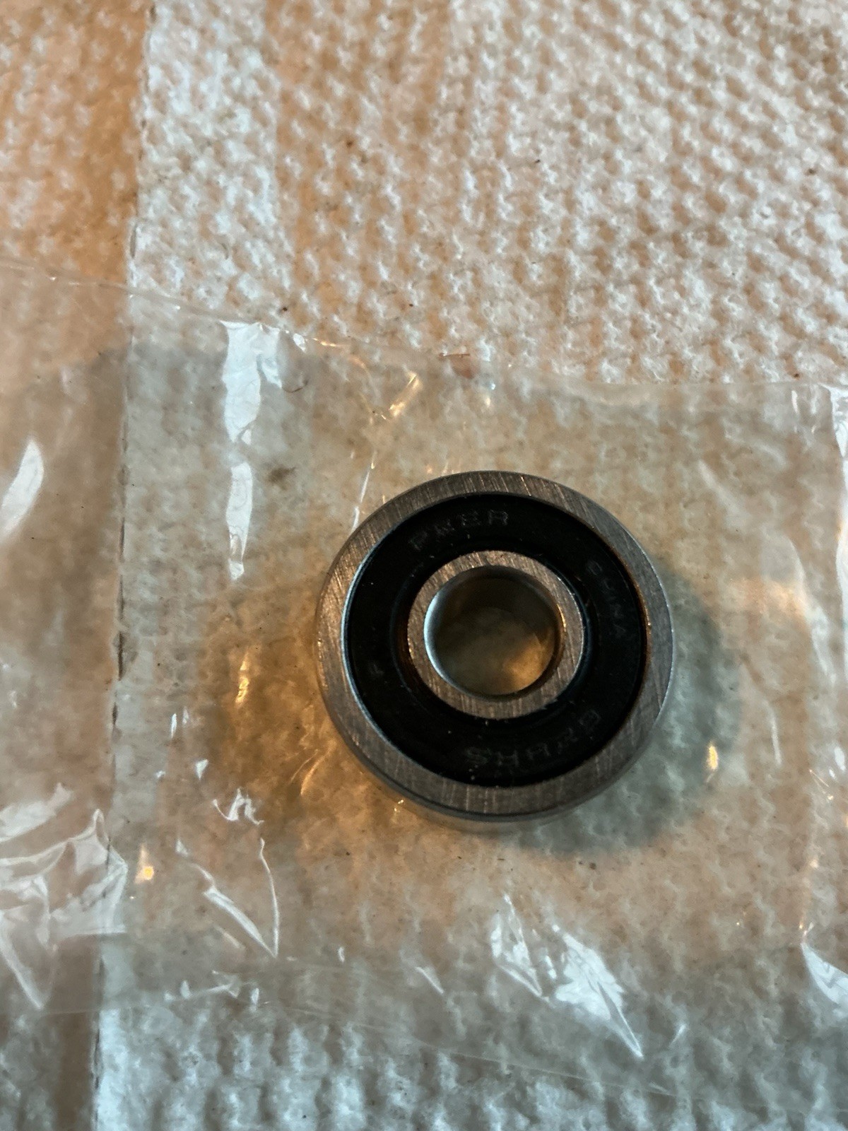 (6) PEER # 628-2RSP / RADIAL BALL BEARING (RUBBER SEALS).