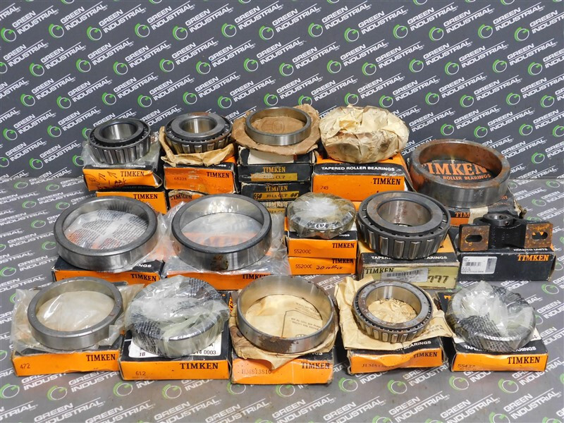 Lot of 23 Timken Bearing(11) Cups, (11) Cones and (1) Pillow Block Bearings