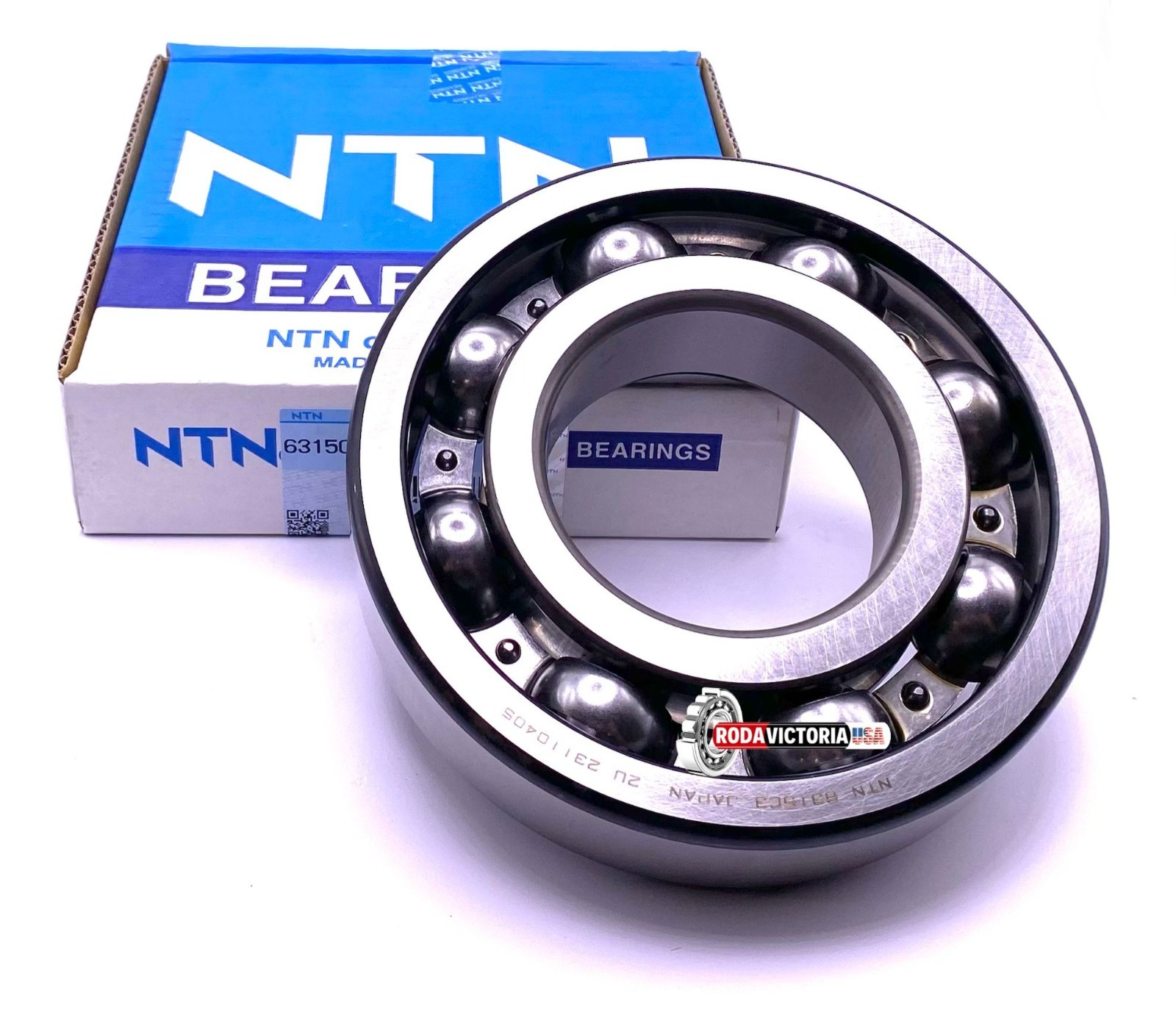 NTN Japan 6315 C3 Deep Groove Ball Bearing, Open Type, No Seals 75x160x37 mm
