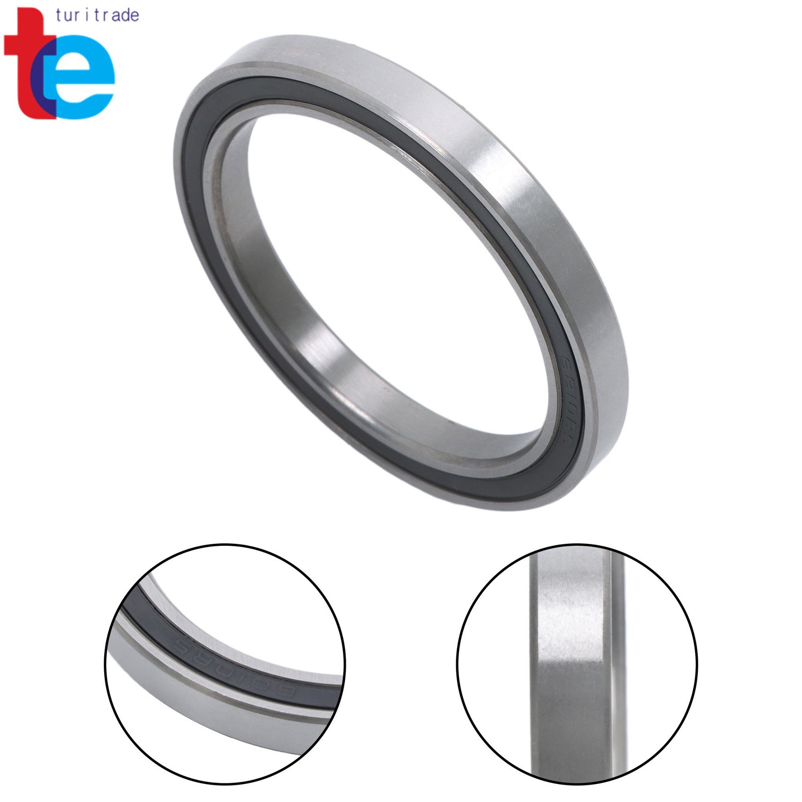 10pcs 6810-2RS Sealed Ball Bearings 50x65x7mm Pre-Lubricated Industrial