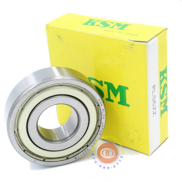RLS6-ZZ Ball Bearing 3/4" x 1-7/8" x 9/16" Shielded – KSM Japan