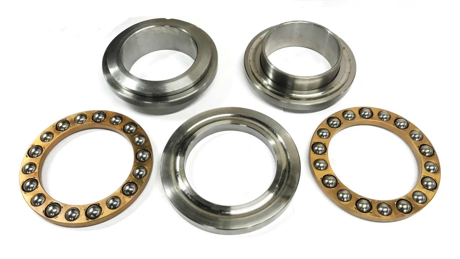 Unbranded 5-Piece 10 inch Double Thrust Bearing WD24-1/2 NOS
