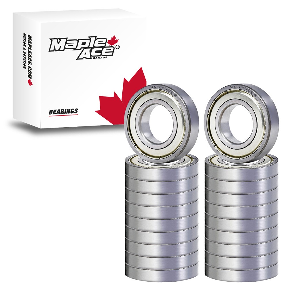6204-ZZ Ball Bearing 20x47x14mm 6204 ZZ Metal Shielded (Qty 20)