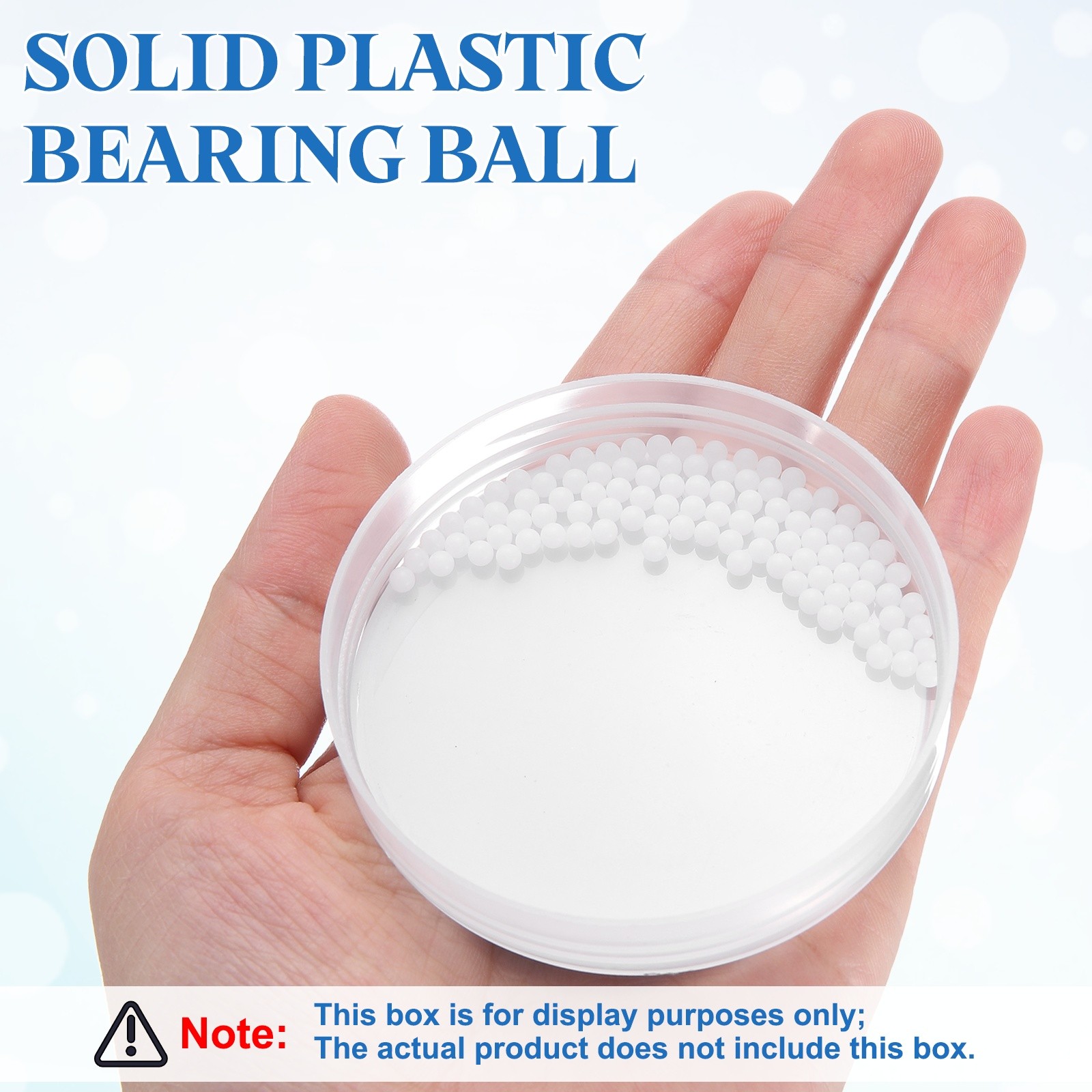 100pcs POM Bearing Balls 3mm Solid Plastic Bearing Ball