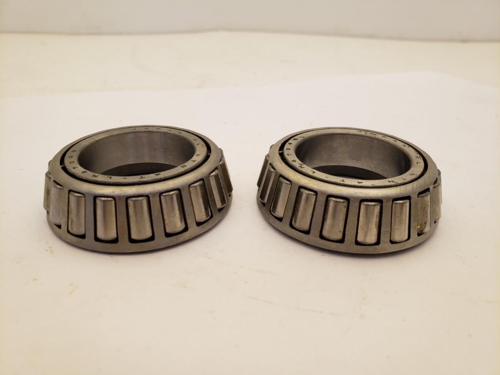 NTN LM67048 ROLLER BEARING, 1.25″ ID, 0.55″ CONE WIDTH, STEEL (LOT OF 2) NNB