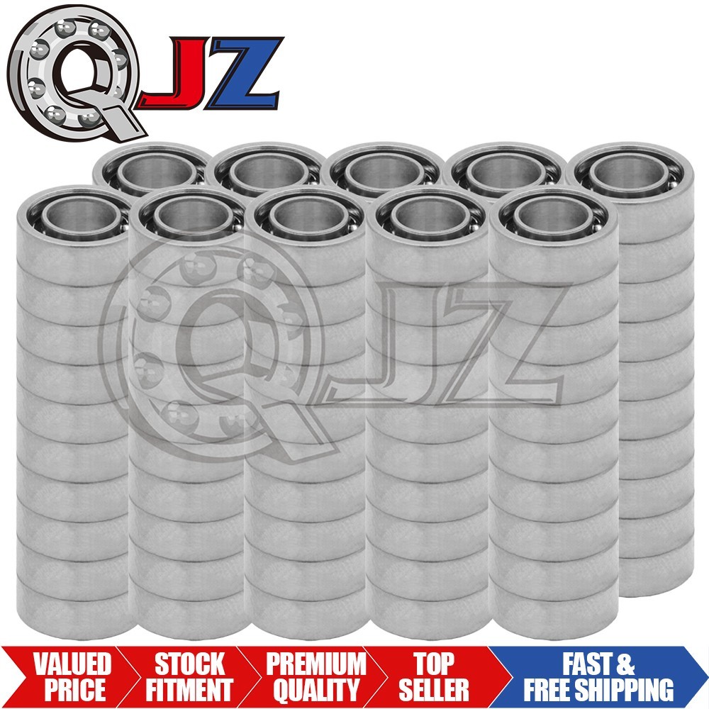 [Qty.100] R188-OPEN Miniature Ball Bearing [1/2 in ID x 1/2 in OD x 1/8 in W]