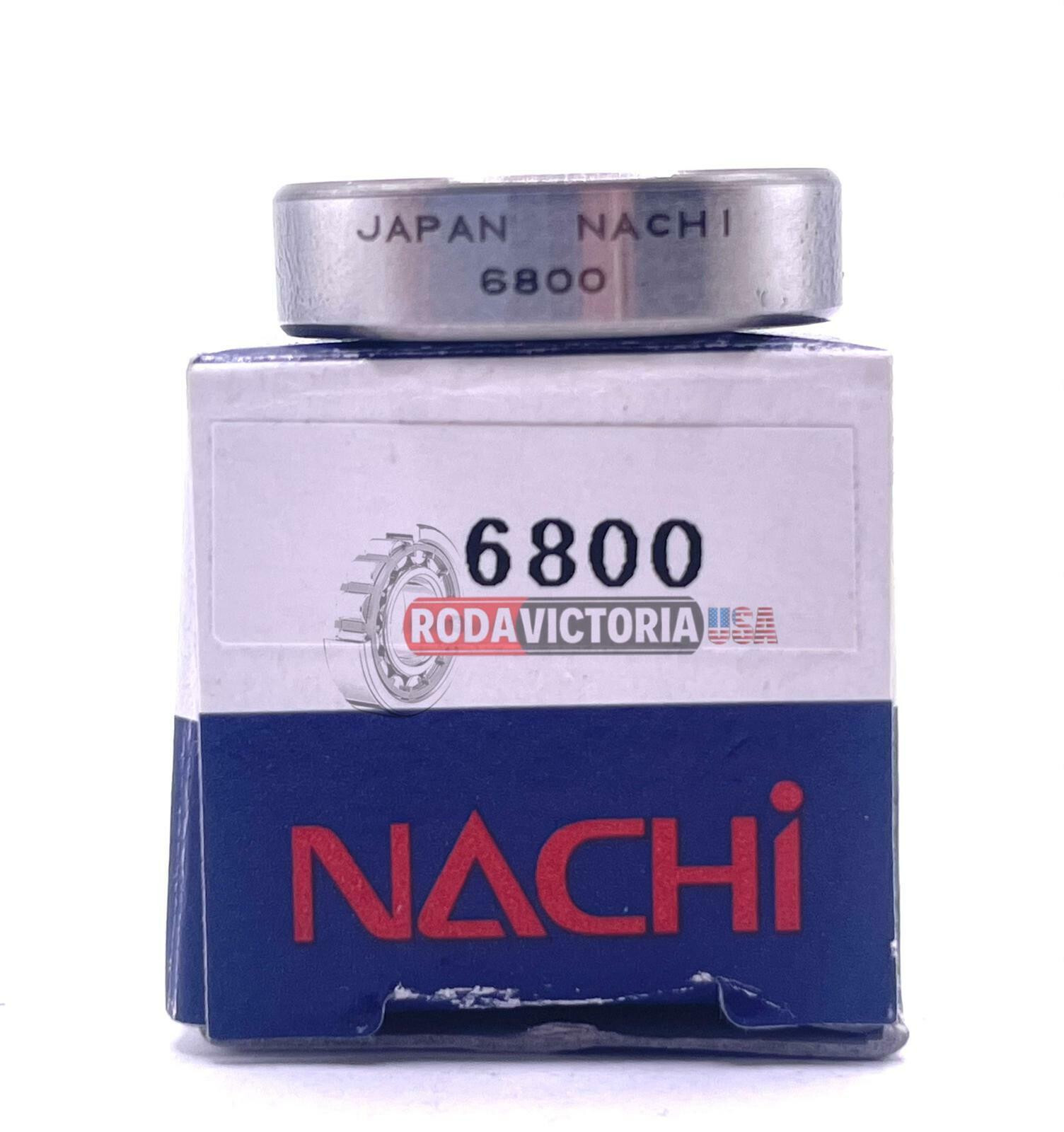 NACHI JAPAN 6800 OPEN, NO SEALSDeep Groove Bearing 10x19x5mm 61800