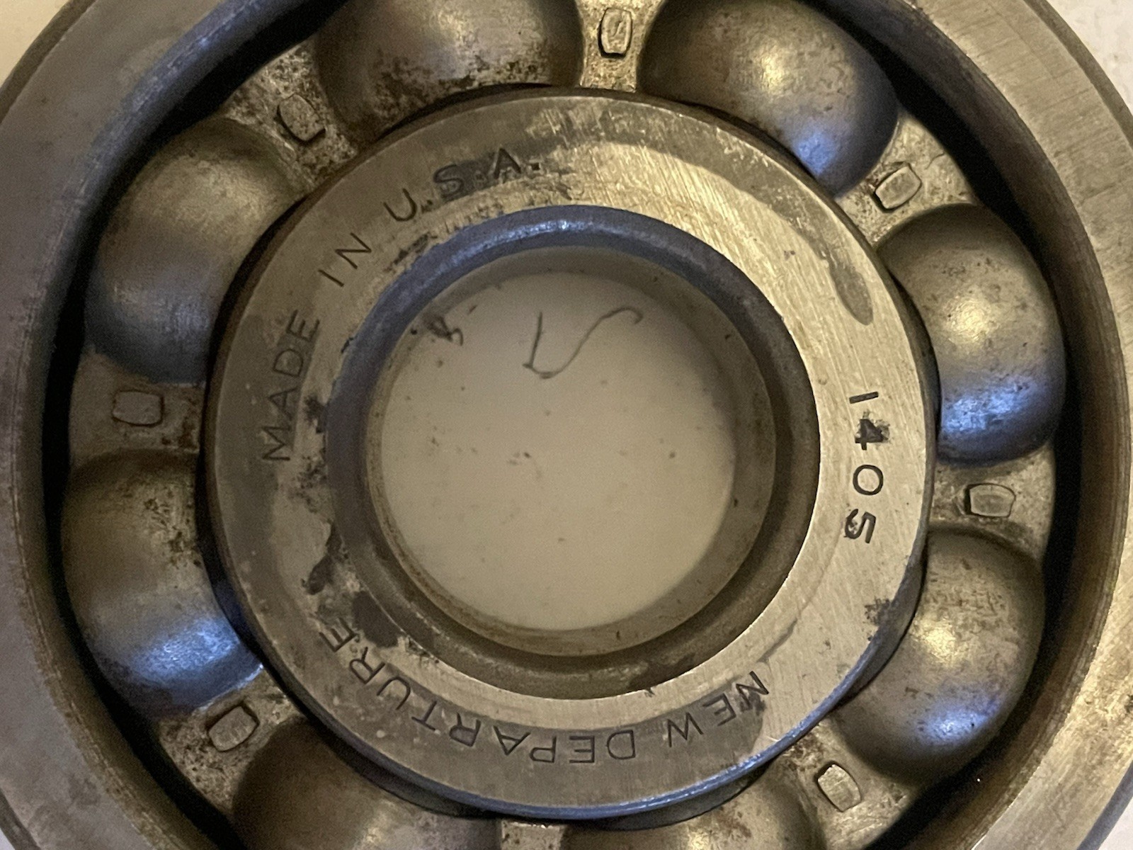 New Departure 1405 Shielded Ball Bearing – See Description