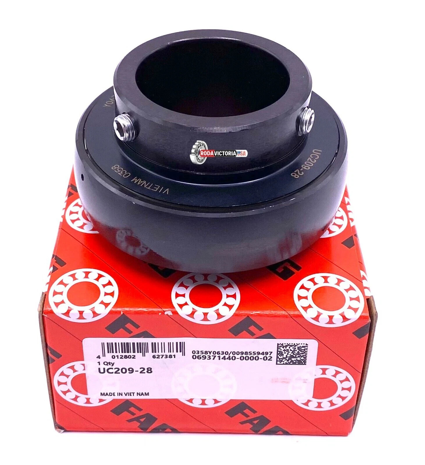 FAG UC209-28 Radial Insert Ball Bearing 44.45x85x49.20 mm