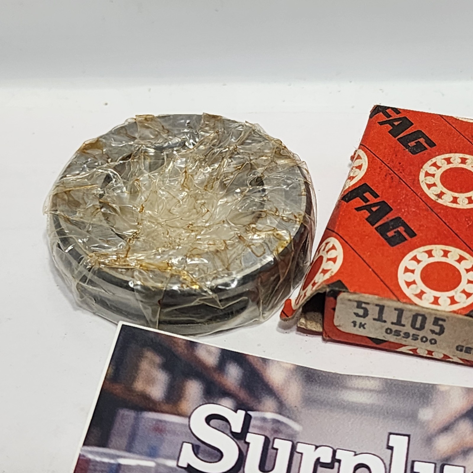 51105 / 51105 Fag Ball Thrust Bearing 25 mm Bore, 42 mm OD, 11 mm Separable