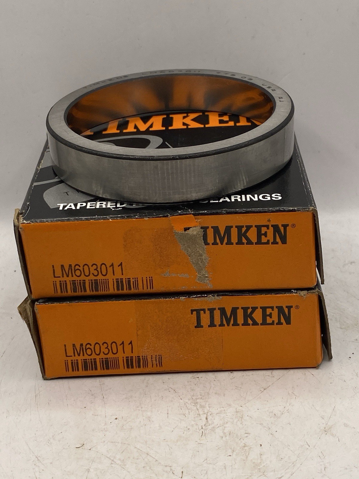 Lot Of 2 Timken LM603011 Tapered Roller Bearing Cup