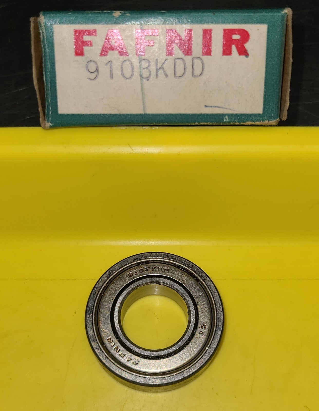 Fafnir 9103KDD Ball Bearing, 17 mm ID, 35 mm OD, 10 mm Width, Double Shielded