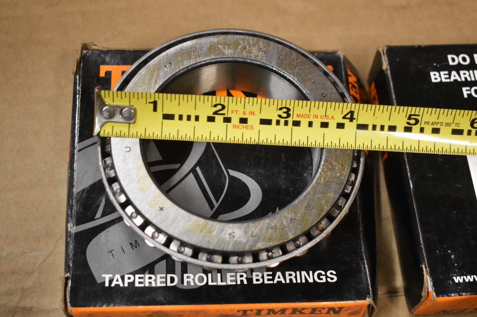 New Timken 29675 Tapered Cone Bearing, 2.750″ OD X 1.000″ Width Lot of 2