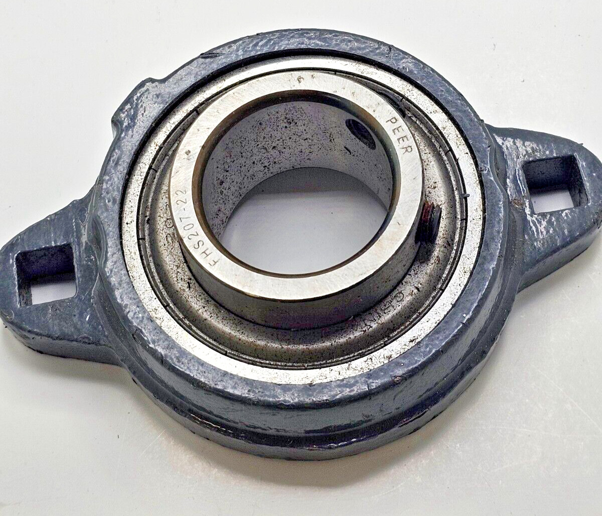 PEER BEARING 2 Bolt Flange Bearing FHS207-22 Easy Mounting and Locking
