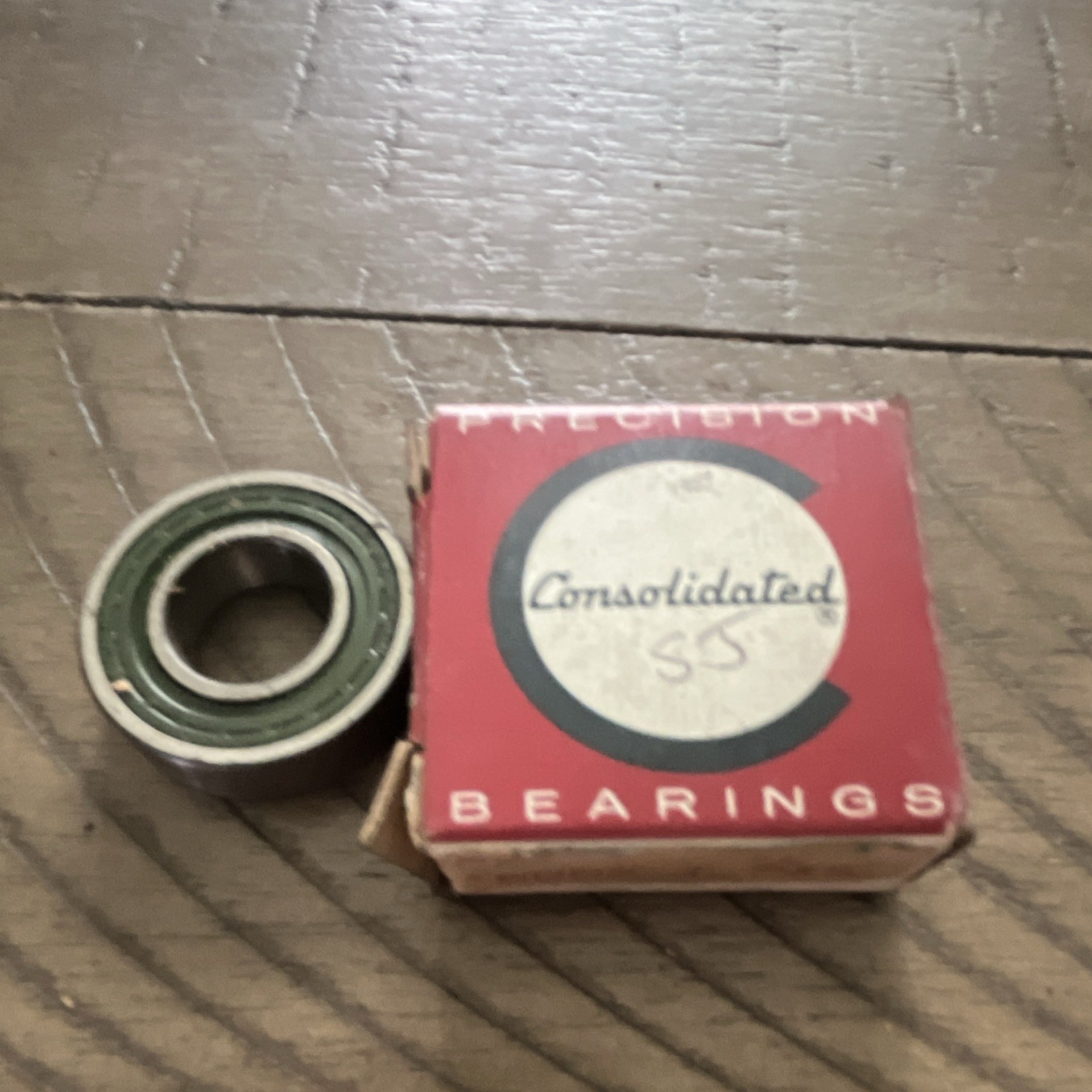 Lot of 2Consolidated Steel Ball Bearing 6002 T P/S, Model 6002 15mm x 32mm x 9mm