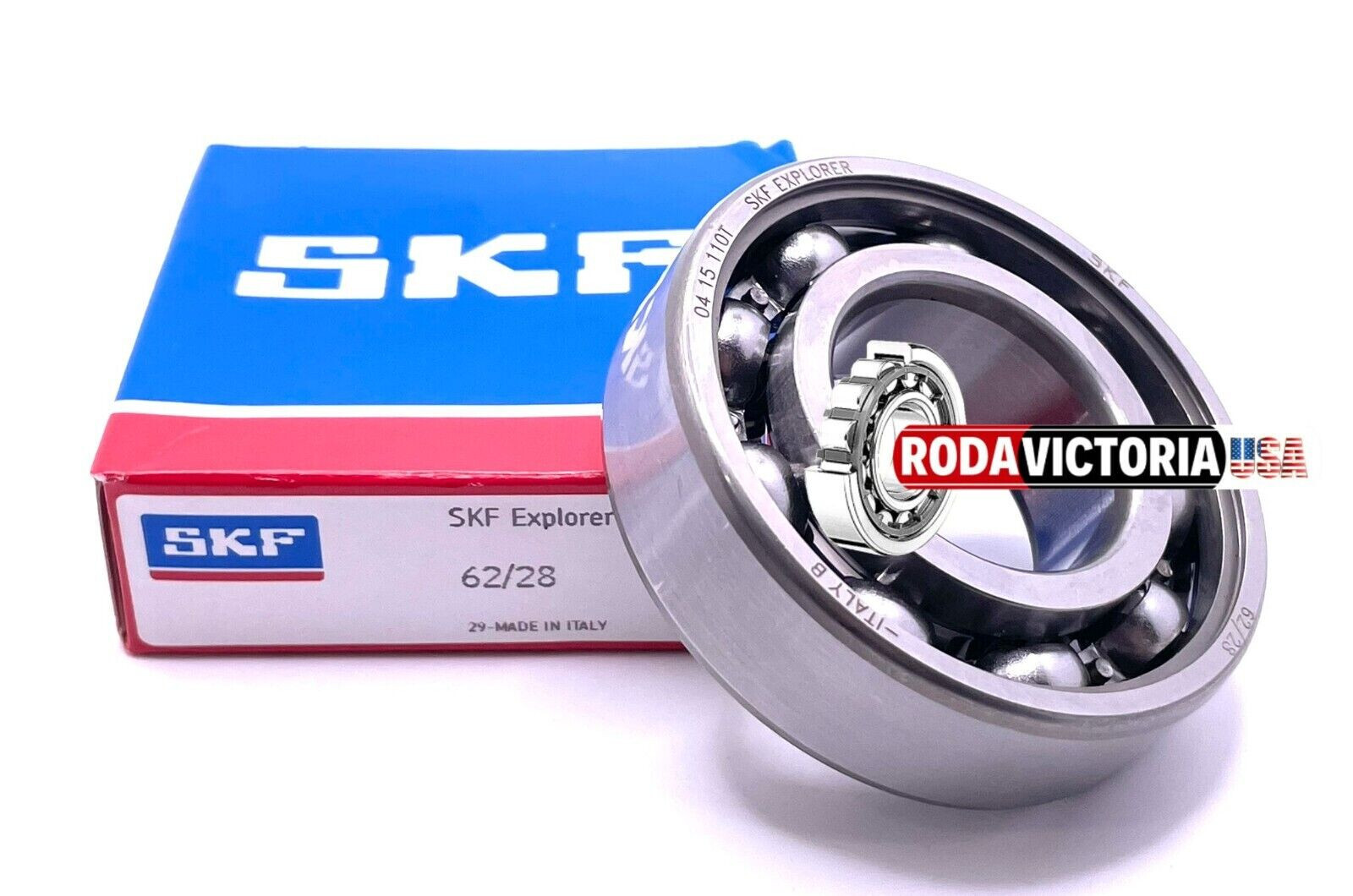 SKF 62/28 OPEN NO SEALS Deep Groove Ball Bearing – 28x58x16 mm 62/28