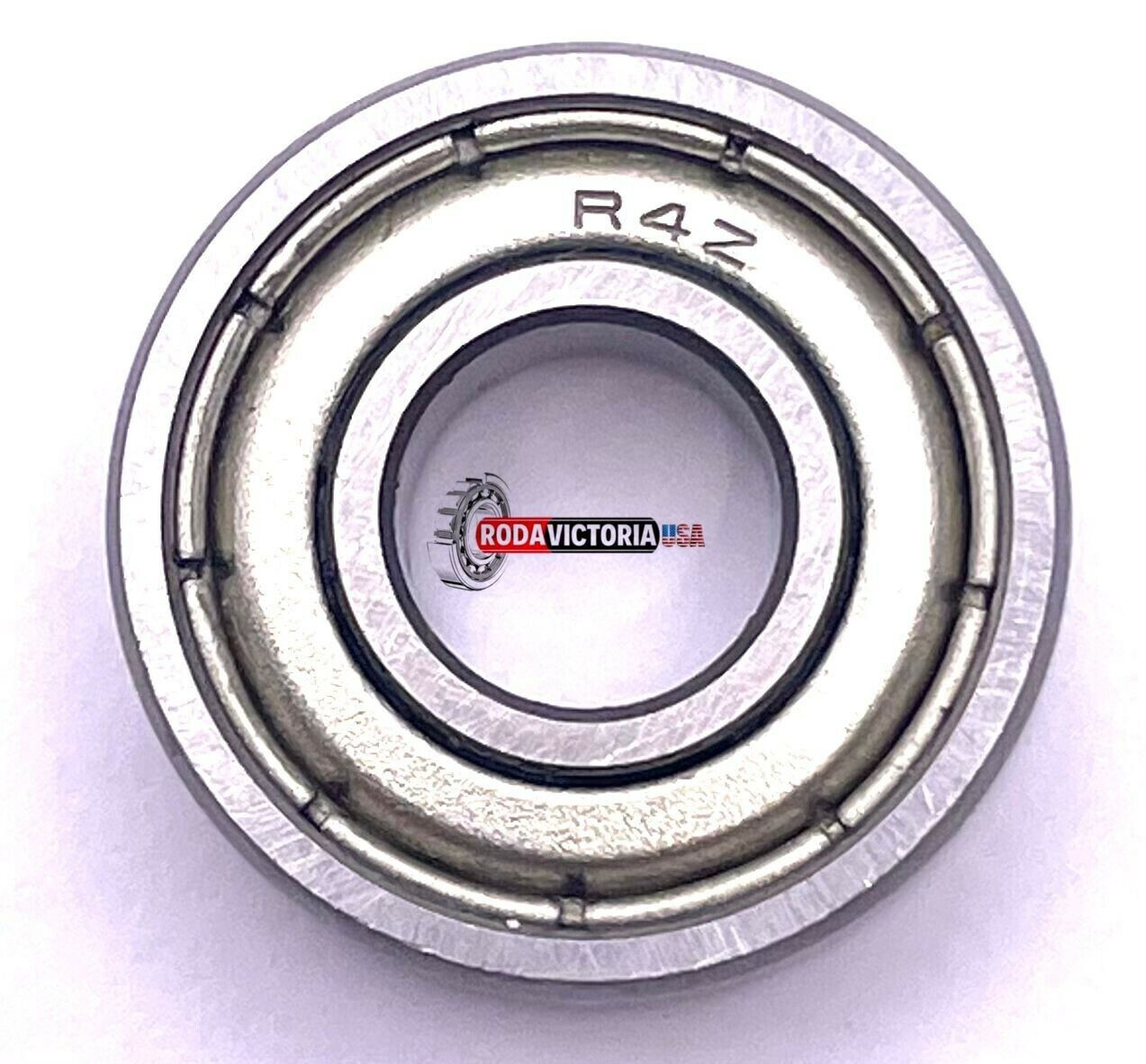 R4-ZZ C3 EMQ Premium Metal Shielded Ball Bearing, 1/4″x5/8″x0.196″ R4 (2 PCS)
