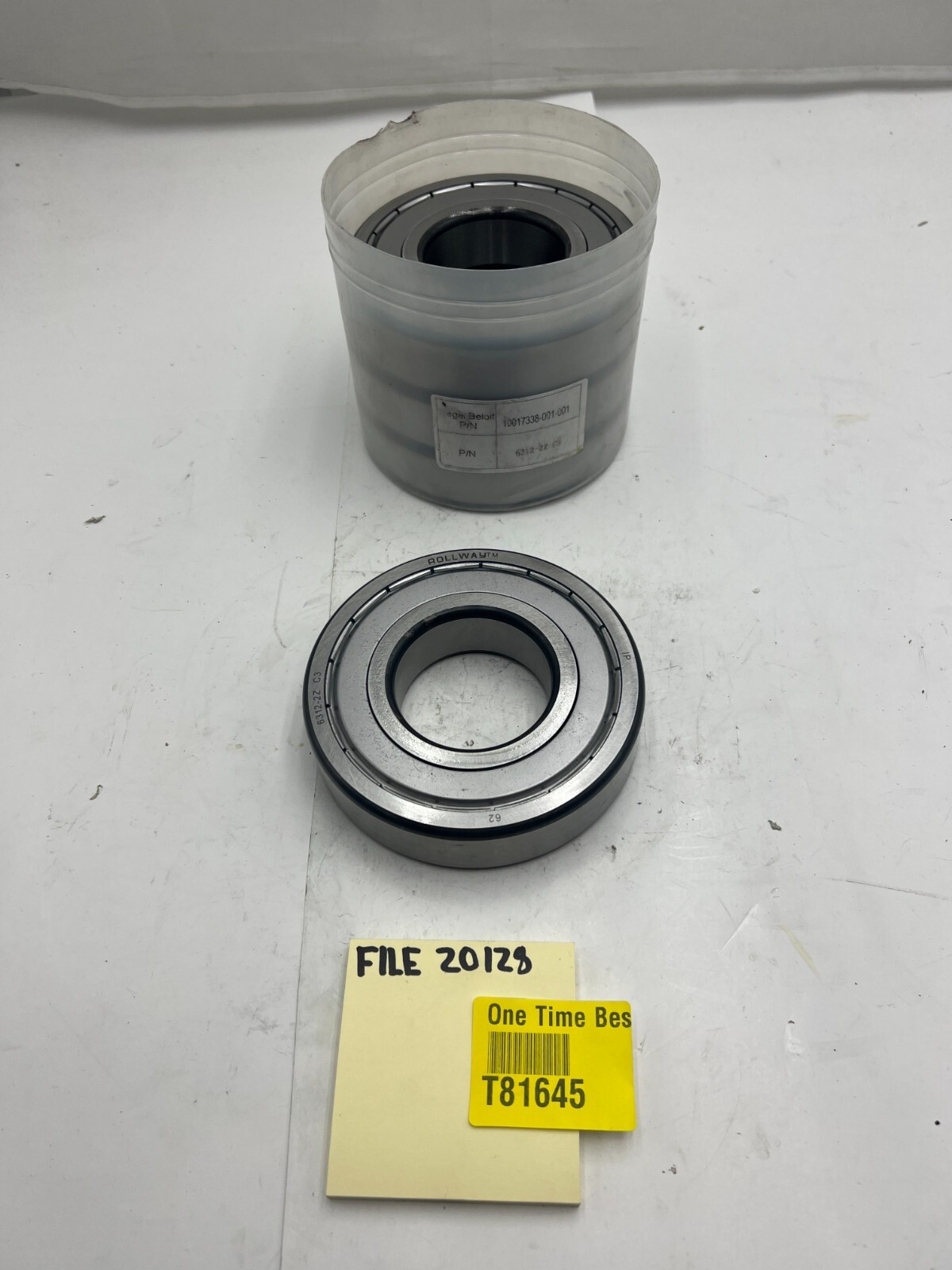 (QTY 4) Rollway Radial Ball Bearings 6312-2Z C3 Silver Heavy Duty Fits SKF