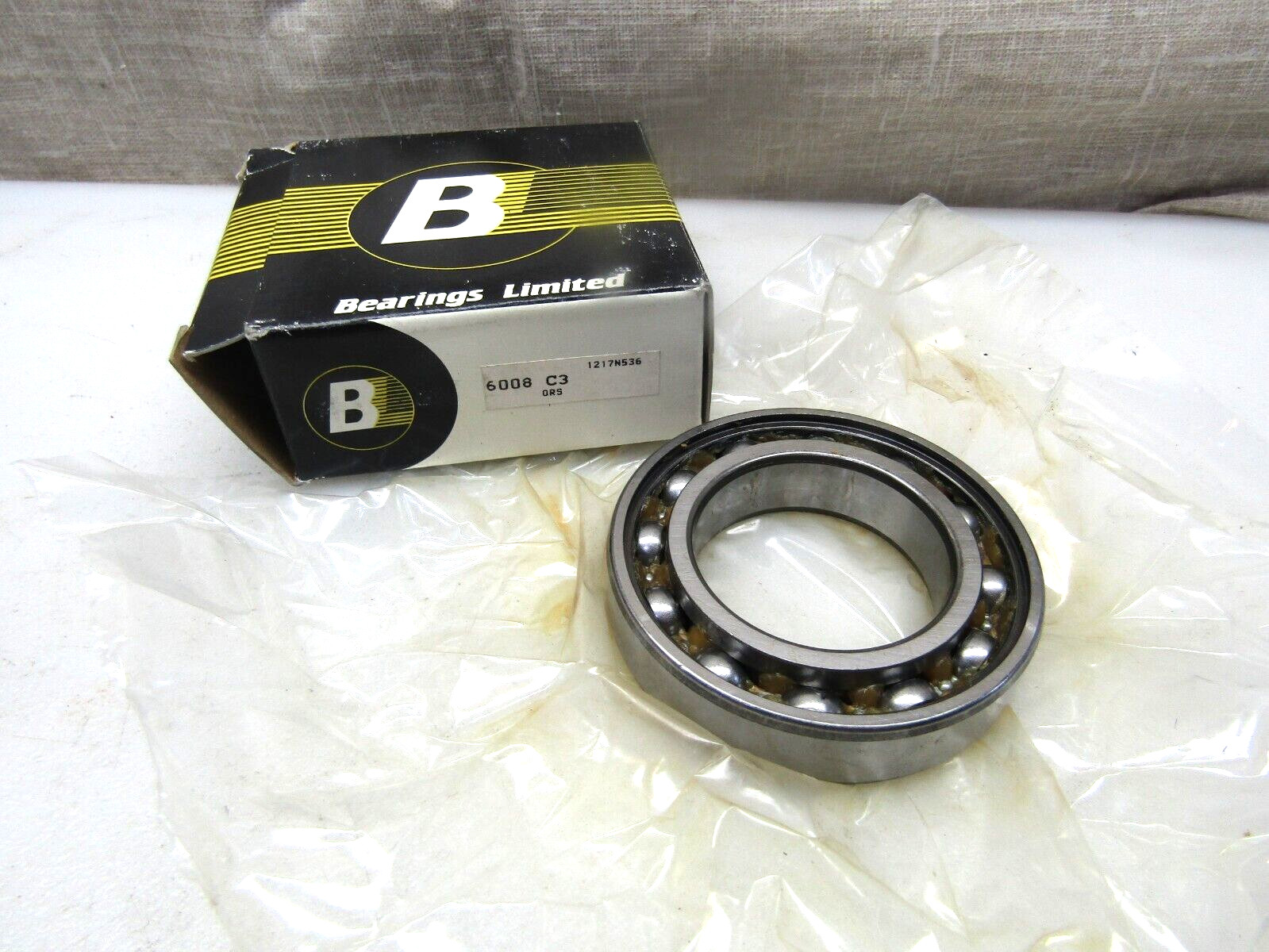 Bearings Limited 6008 C3 40mm X 68mm X 15mm Open Bearing
