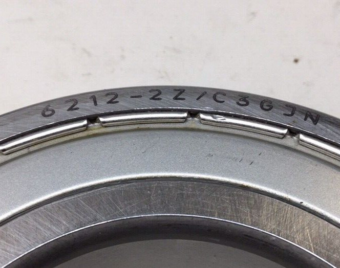 SKF 6212-Z/C3GJN Ball Bearing Deep Groove 60mm ID X 110mm OD X 22mm W